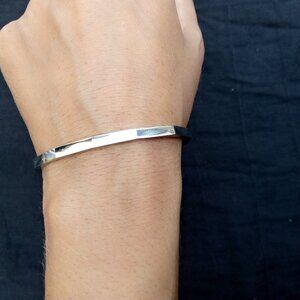 Silver Bangle Bracelet